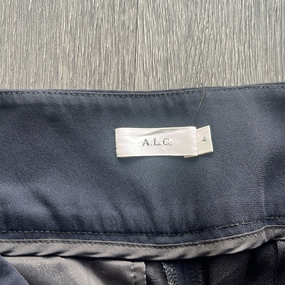 A.L.C Smith Zipper Trouser ✧ Navy ✧ Size 4 - Picture 8 of 9